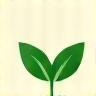 Groen blaadje symbool